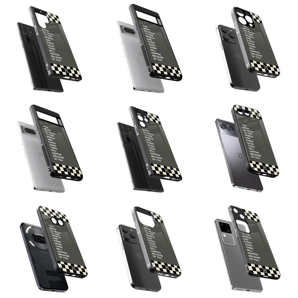 Durable Glass Back Mobile Case for iPhone, Samsung, OnePlus, Google Pixel, Redmi, Vivo, Oppo