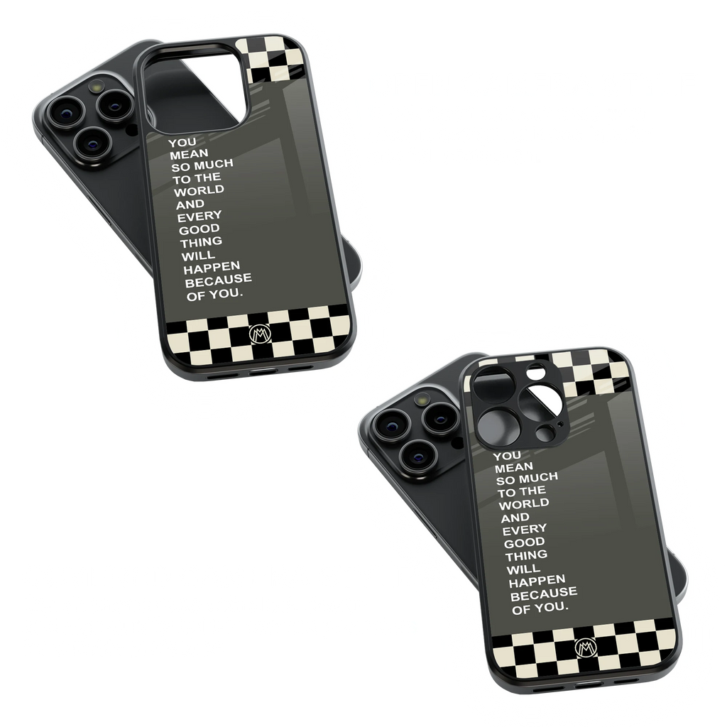 Trendy Glass Back Mobile Case for iPhone, Samsung, Redmi, OnePlus, Google Pixel, Motorola