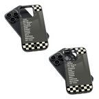 Trendy Glass Back Mobile Case for iPhone, Samsung, Redmi, OnePlus, Google Pixel, Motorola