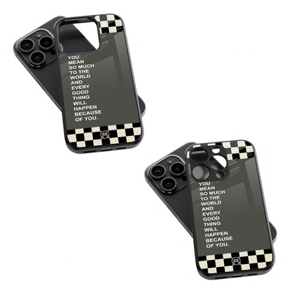 Trendy Glass Back Mobile Case for iPhone, Samsung, Redmi, OnePlus, Google Pixel, Motorola