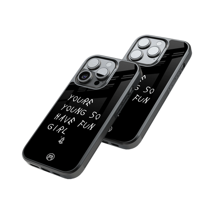 Protective Glass Back Phone Case Compatible with iPhone, Samsung, OnePlus, Pixel & More