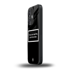 you're too close black back phone cover | glass case for oneplus nord ce 3