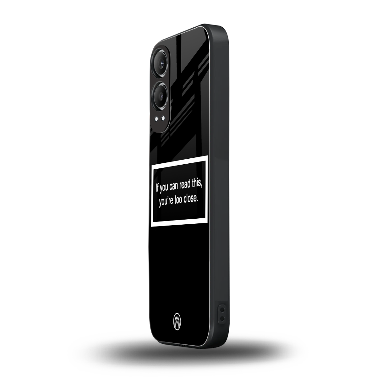 you're too close black back phone cover | glass case for oneplus nord ce 4 lite