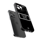 your nudes are safe with me black back phone cover | glass case for iphone 15 pro max