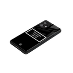 your nudes are safe with me black back phone cover | glass case for nothing phone 2