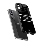 your nudes are safe with me black back phone cover | glass case for oneplus nord ce 4 lite