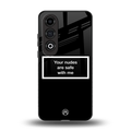 your nudes are safe with me black back phone cover | glass case for oneplus nord ce 4