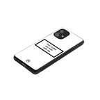 your nudes are safe with me white back phone cover | glass case for nothing phone 1