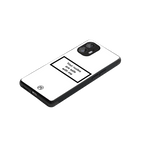 your nudes are safe with me white back phone cover | glass case for nothing phone 2
