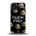 yuck fou back phone cover | glass case for iphone 13 mini