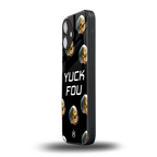 yuck fou back phone cover | glass case for iphone 16