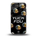 yuck fou back phone cover | glass case for iphone 16e