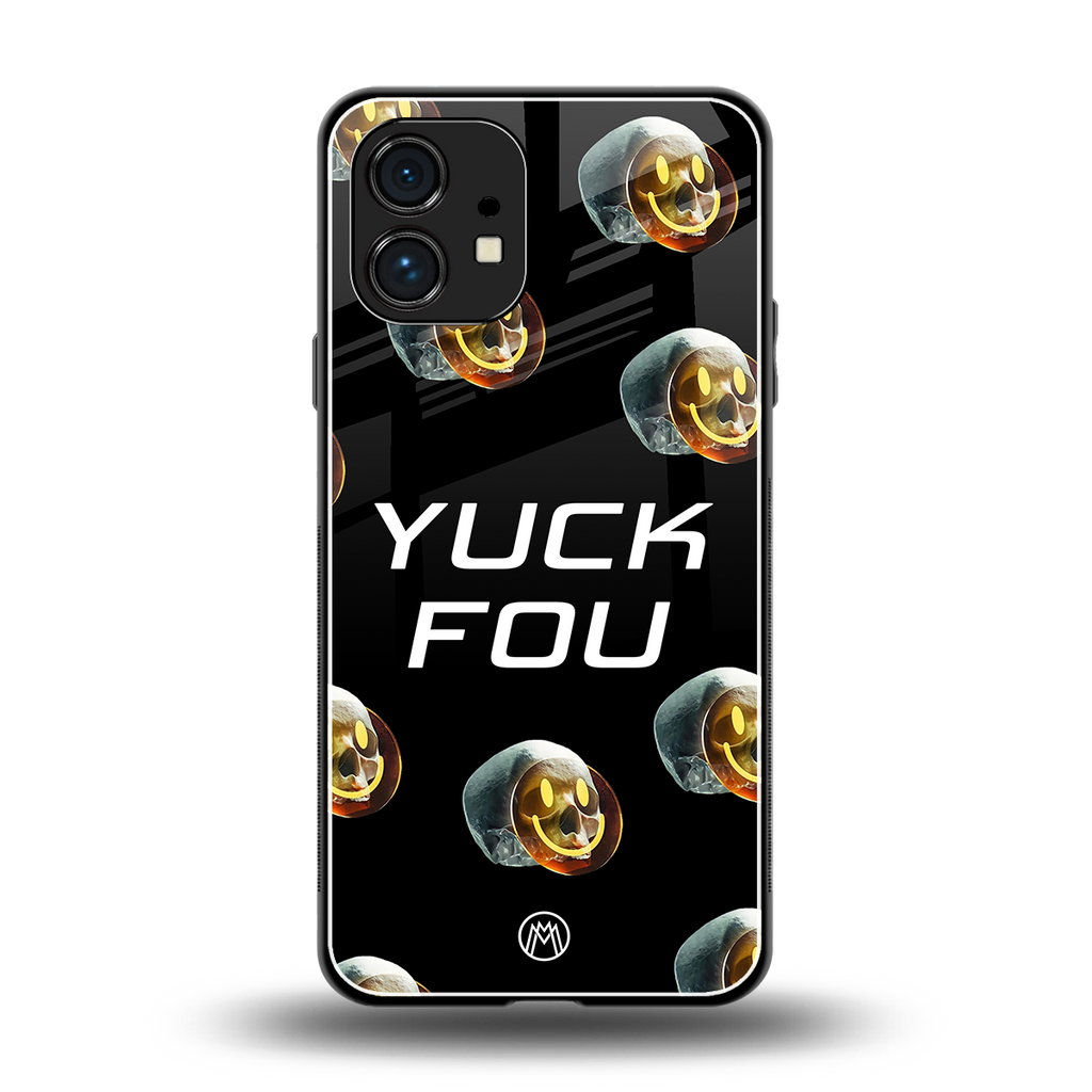 yuck fou back phone cover | glass case for nothing phone 1