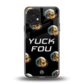 yuck fou back phone cover | glass case for nothing phone 1
