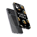 yuck fou back phone cover | glass case for nothing phone 1