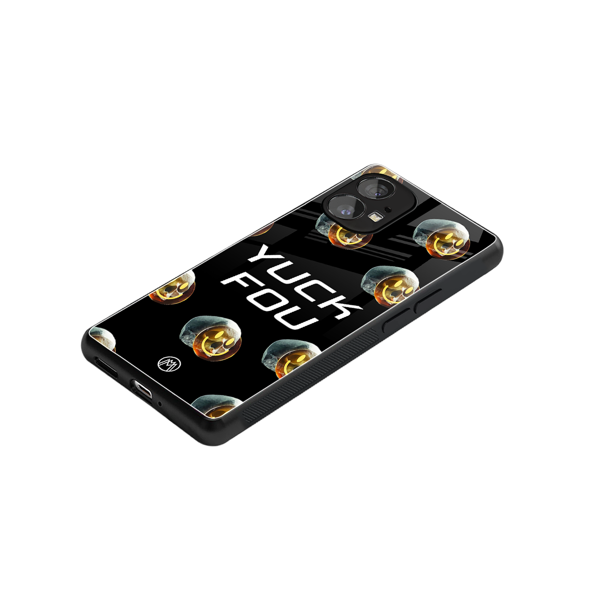 yuck fou back phone cover | glass case for nothing phone 1