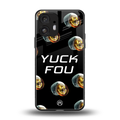 yuck fou back phone cover | glass case for nothing phone 2