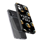 yuck fou back phone cover | glass case for nothing phone 2