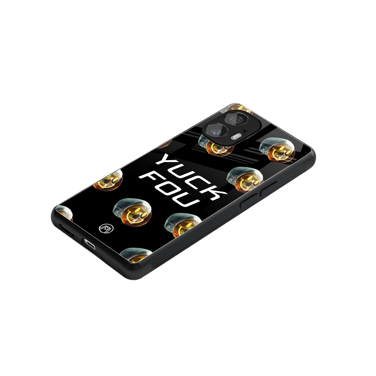 yuck fou back phone cover | glass case for nothing phone 2