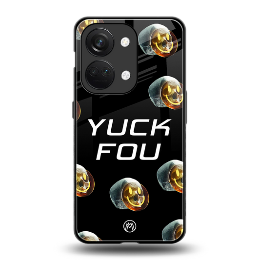 yuck fou back phone cover | glass case for oneplus nord 3