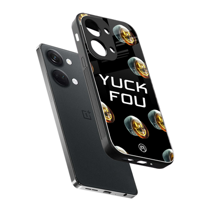 yuck fou back phone cover | glass case for oneplus nord 3