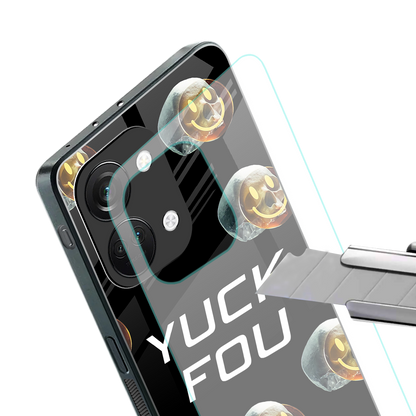 yuck fou back phone cover | glass case for oneplus nord 3