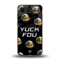yuck fou back phone cover | glass case for oneplus nord 4