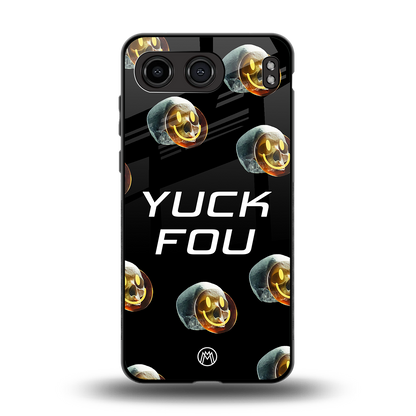 yuck fou back phone cover | glass case for oneplus nord 4