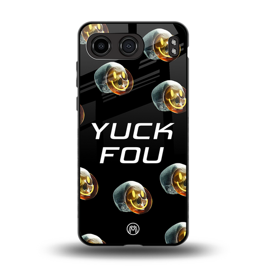 yuck fou back phone cover | glass case for oneplus nord 4