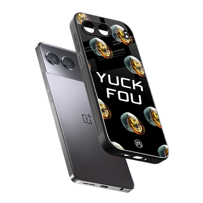 yuck fou back phone cover | glass case for oneplus nord 4