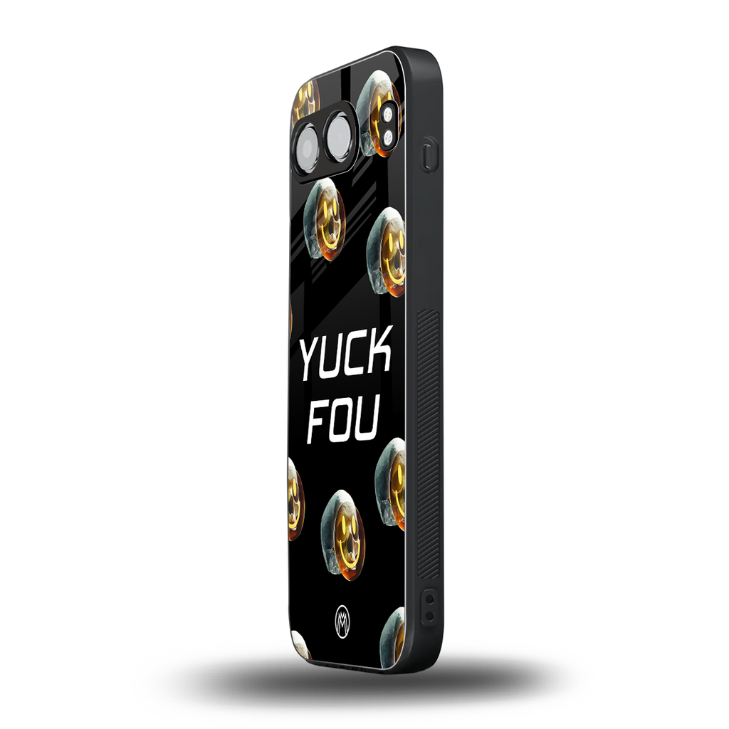 yuck fou back phone cover | glass case for oneplus nord 4