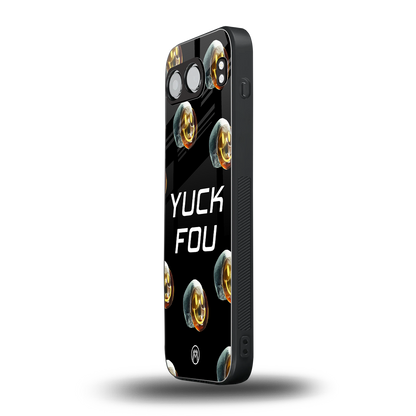 yuck fou back phone cover | glass case for oneplus nord 4