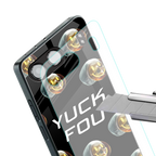 yuck fou back phone cover | glass case for oneplus nord 4