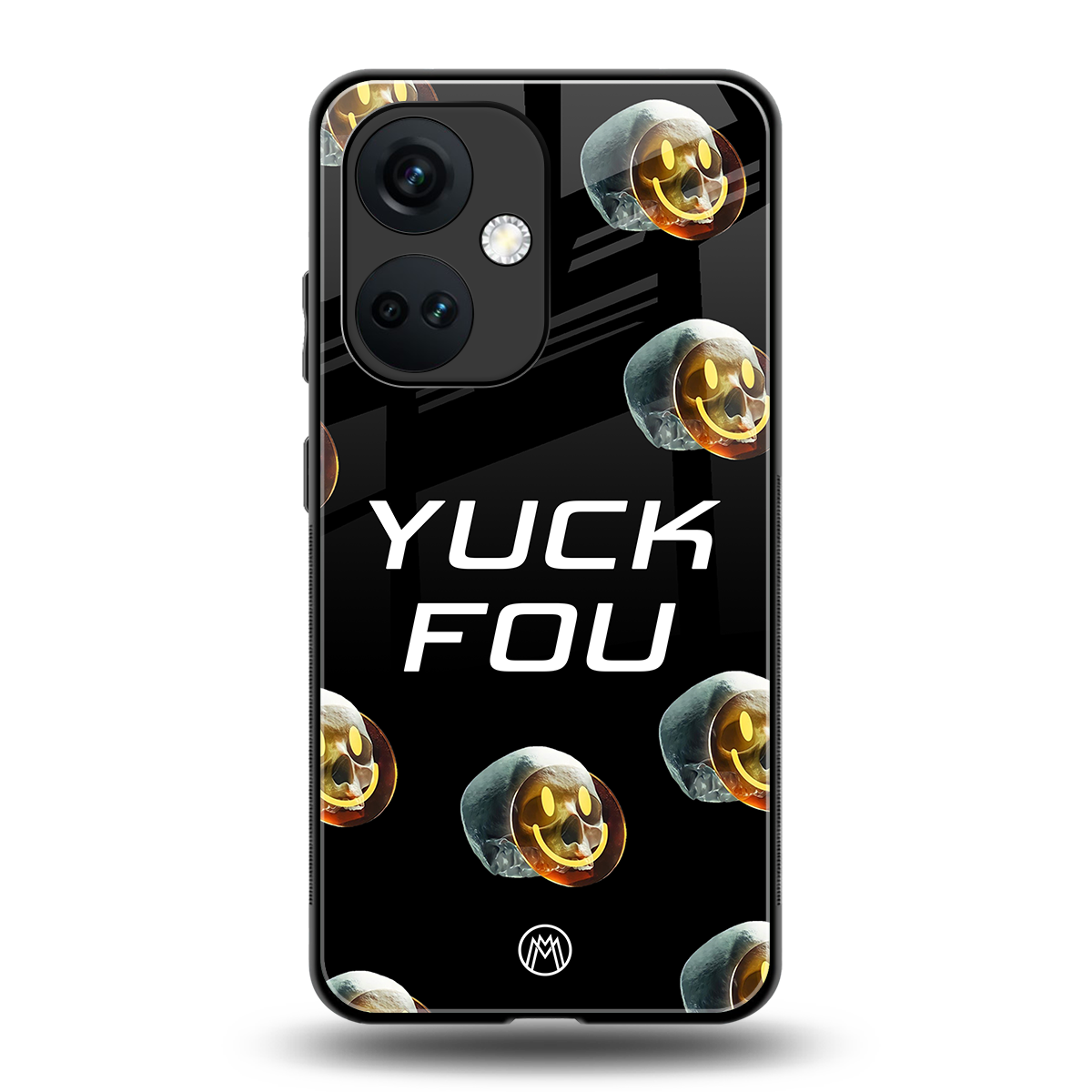 yuck fou back phone cover | glass case for oneplus nord ce 3