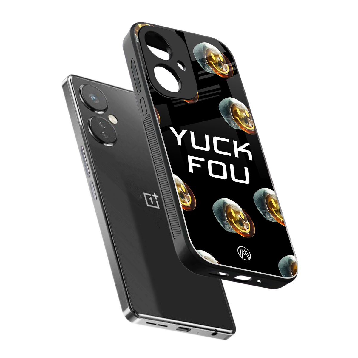 yuck fou back phone cover | glass case for oneplus nord ce 3