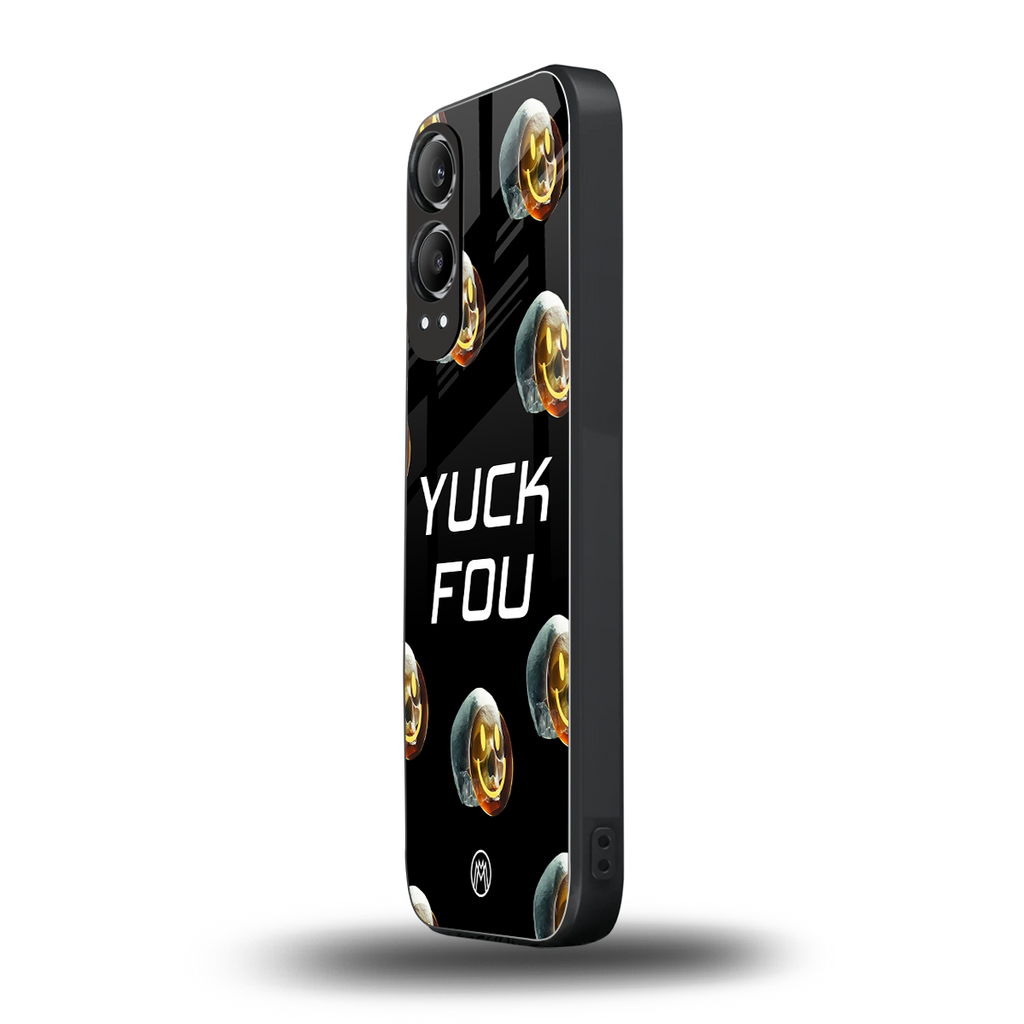 yuck fou back phone cover | glass case for oneplus nord ce 4 lite