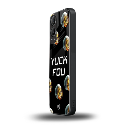 yuck fou back phone cover | glass case for oneplus nord ce 4 lite