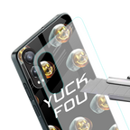 yuck fou back phone cover | glass case for oneplus nord ce 4 lite