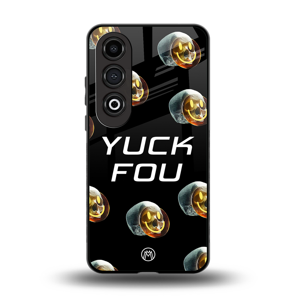 yuck fou back phone cover | glass case for oneplus nord ce 4