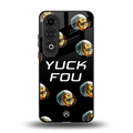 yuck fou back phone cover | glass case for oneplus nord ce 4