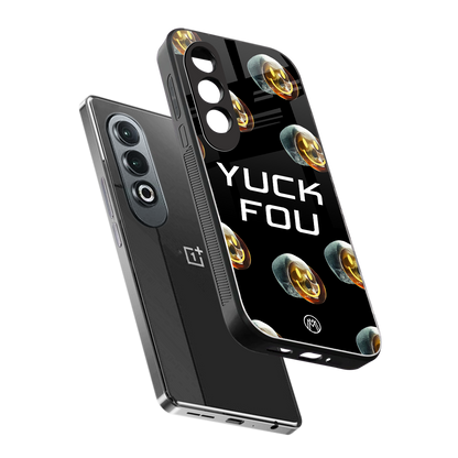 yuck fou back phone cover | glass case for oneplus nord ce 4