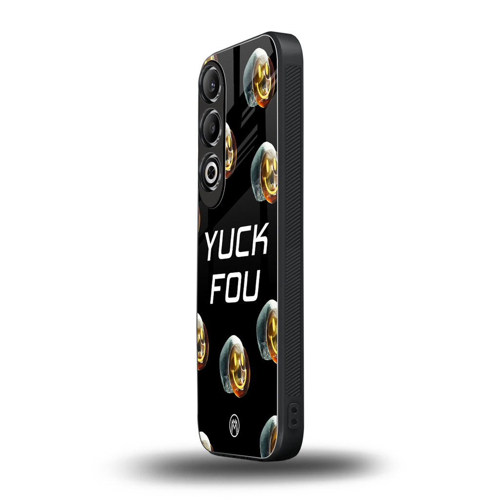 yuck fou back phone cover | glass case for oneplus nord ce 4