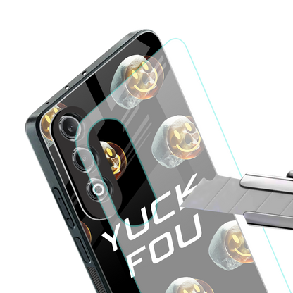 yuck fou back phone cover | glass case for oneplus nord ce 4