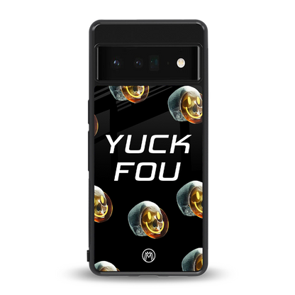 yuck fou back phone cover | glass case for google pixel 6 pro
