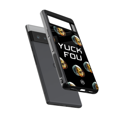 yuck fou back phone cover | glass case for google pixel 6 pro