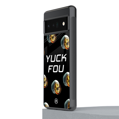 yuck fou back phone cover | glass case for google pixel 6 pro