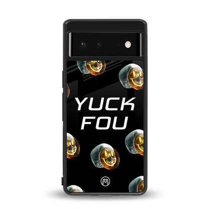 yuck fou back phone cover | glass case for google pixel 6