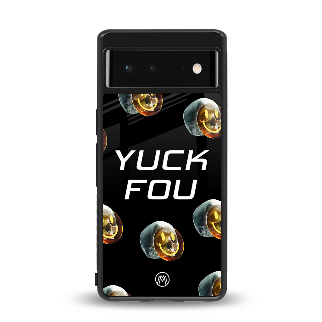 yuck fou back phone cover | glass case for Google Pixel 6A