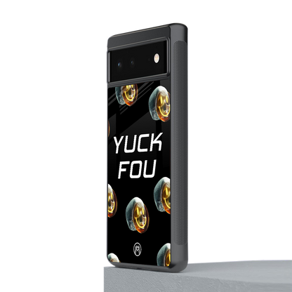 yuck fou back phone cover | glass case for Google Pixel 6A