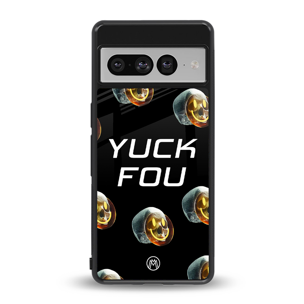 yuck fou back phone cover | glass case for google pixel 7 pro
